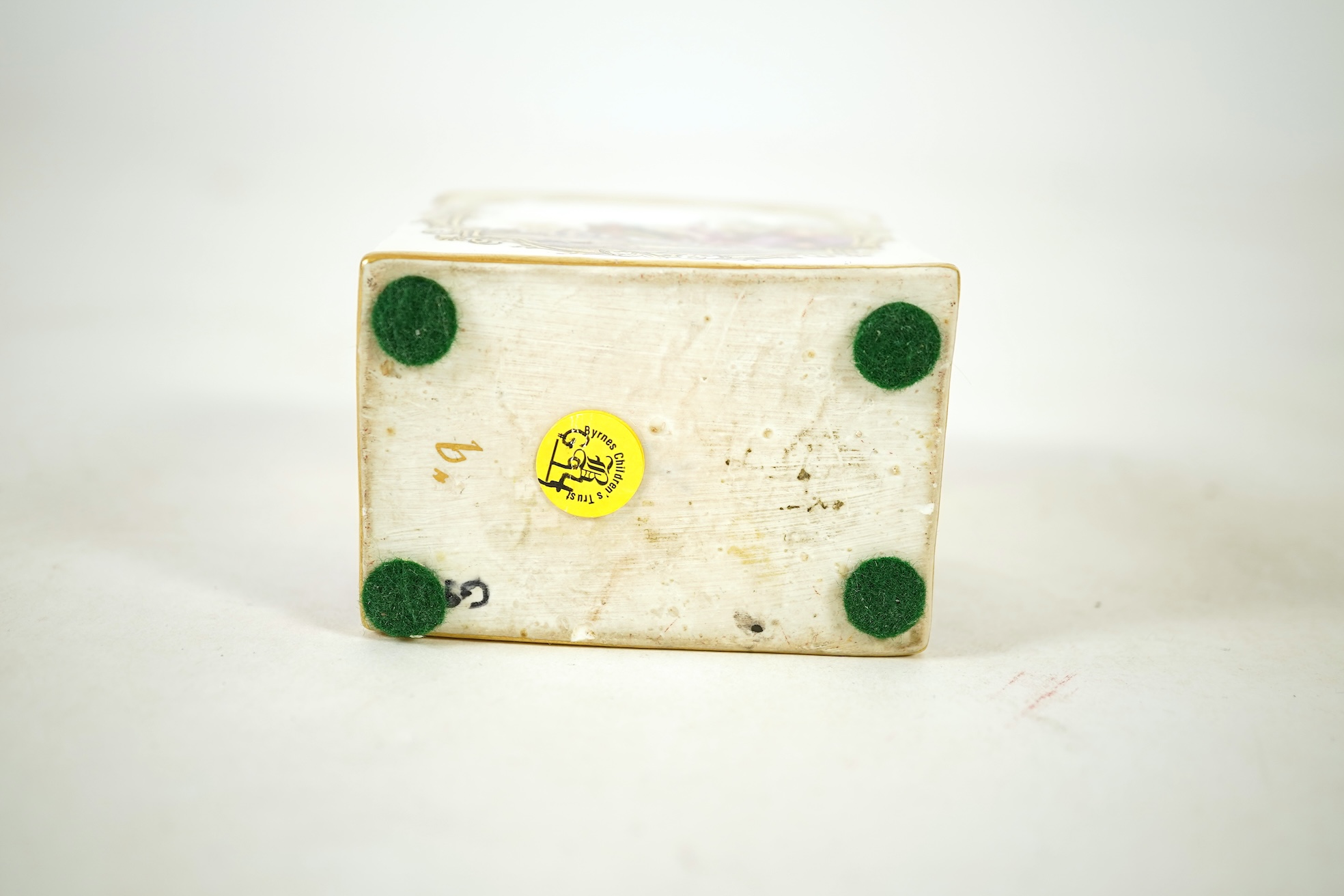 A Meissen tea caddy and domed cover, c.1740